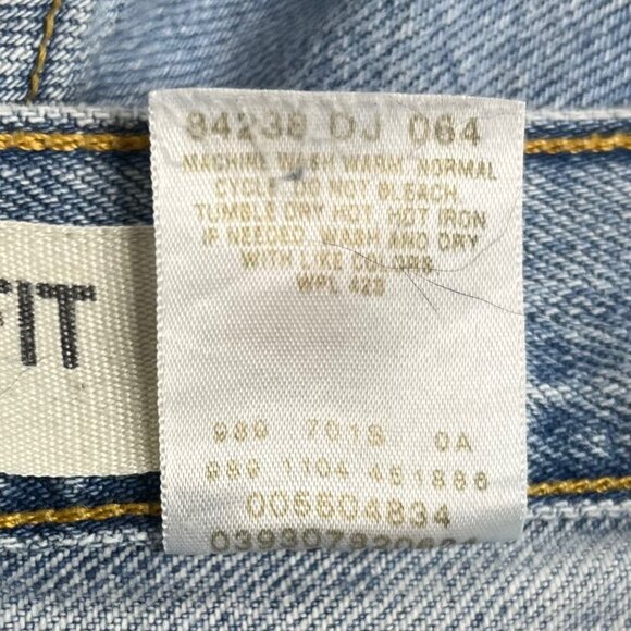 Levis Relaxed Fit 550 Jeans Mens 44 X 30 Light Wash - Picture 9 of 9